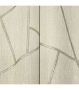 Lisle Ivory geometric stitched vinyl wallpaper roll SI6823 by York Wallcoverings