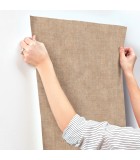 Alma Clay by York Wallcoverings Faux Weave Wallpaper – York Wallcoverings SI7142