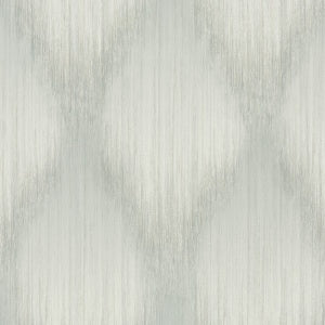 Starfall Sapphire by Antonina Vella Metallic Ikat Wallpaper – York Designer Series MA35808