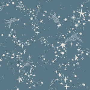 Stjarnhimmel Light Blue by York Wallcoverings Starry Night Wallpaper – York Wallcoverings MB29023