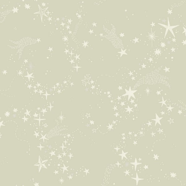 Stjarnhimmel Light Green starry wallpaper by York Wallcoverings MB29021