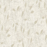 Stonewall Ivory Vine Wallpaper by Advantage, 20.9 in x 30 ft roll, approx. 52.3 sq ft coverage