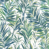 Swaying Palms Green & Blue non woven wallpaper roll by York Wallcoverings GN2544