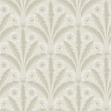 Tap Root Beige Floral Damask Wallpaper by Chesapeake
