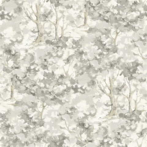 Thicket Charcoal Forest Wallpaper by Chesapeake