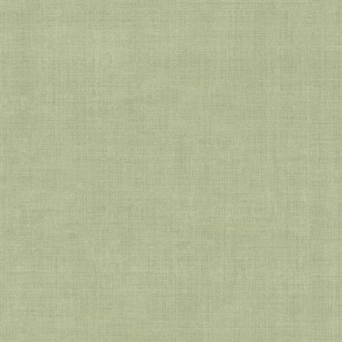 Vava Varlov Light Green wallpaper sample showing soft linen-like texture in celery green.