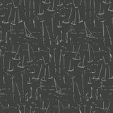 Vermillion Coast Carbon Black sailboat wallpaper by York Wallcoverings, SKU ZM2842