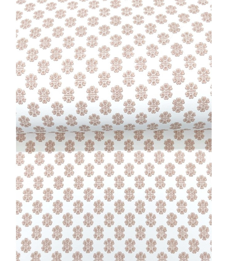 Brioni Rose Floral Stamp Pink by Antonina Vella Wallpaper – York Designer Series VP1394