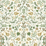 Wildwood Linen Peel & Stick Floral Wallpaper by Rifle Paper Co., York Wallcoverings PSW1625RL