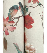 Kimora's Garden Ivory by Ronald Redding Floral & Bird Sidewall Wallpaper – York Designer Series ZA8039