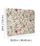 Kimora's Garden Ivory by Ronald Redding Floral & Bird Sidewall Wallpaper – York Designer Series ZA8039